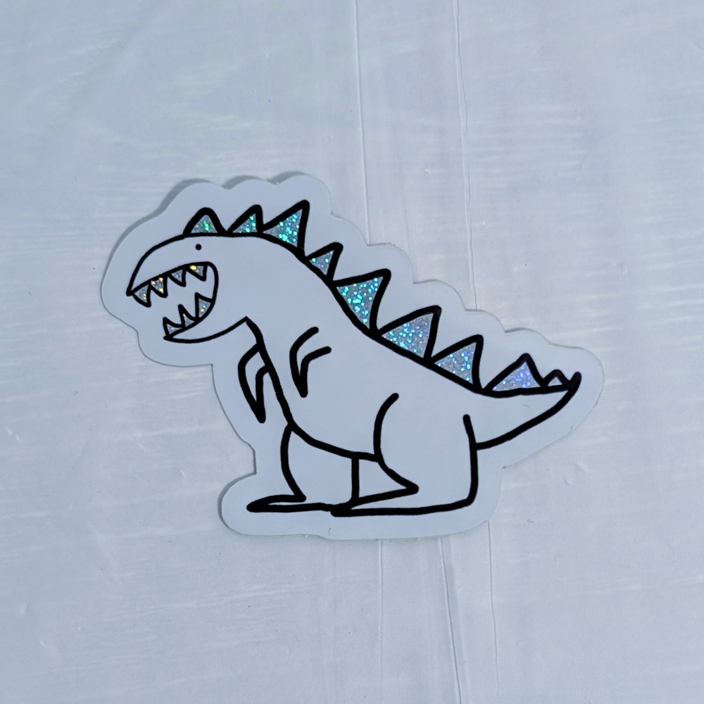 Bundle Only - Dinosaur Sticker with Glitter Accents
